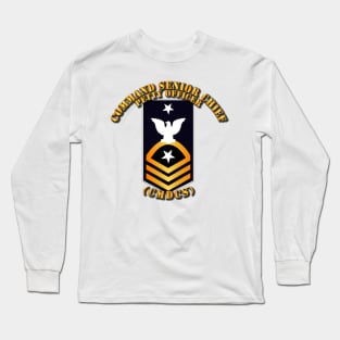 Navy - CMDCS - Blue - Gold with Txt Long Sleeve T-Shirt